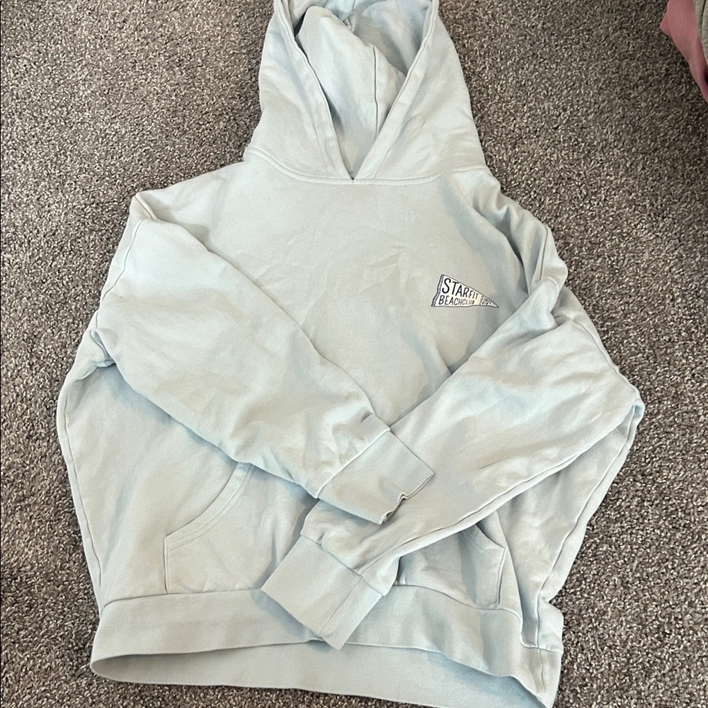 Starfit Women's Light Blue Hoodie #parke #goldhinge